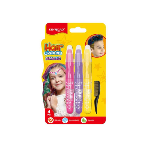 Picture of HAIR CRAYONS METALLIC - 3 PACK